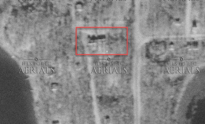 Mortons Motel - 1954 Aerial (newer photo)